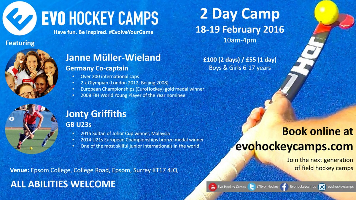 evo_hockey's tweet photo. World-class juniors #hockey camp in Surrey this Feb #futurestars
@AddiscombeHC @Barnes_Hockey @croydonhockey https://t.co/WpCFn0bada