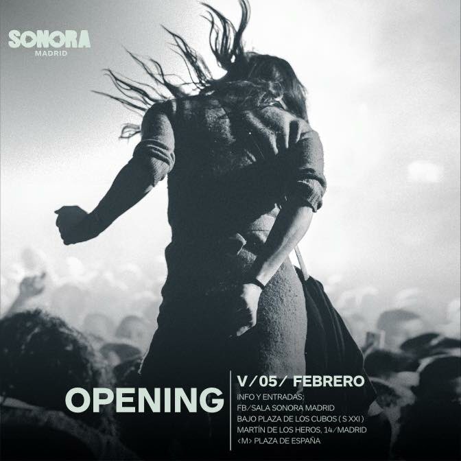 madridsonora's tweet photo. ¡Sonora Madrid Opening!
Recuerda, 5 de febrero
#sonoramadrid #sonoraexperience #sonoramola https://t.co/B3P5daNp9L