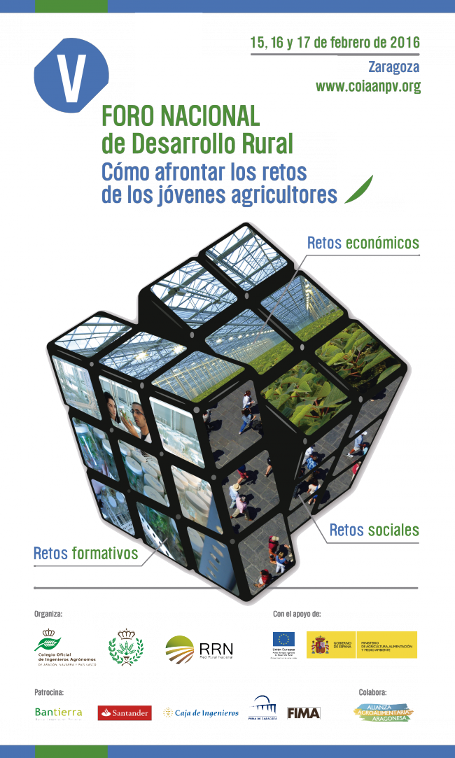 Zaragoza albergará en febrero el mayor foro agrario internacional #JóvenesAgro <a href="/Coiaanpv/">Colegio Agrónomos</a> 
goo.gl/JQVr3h