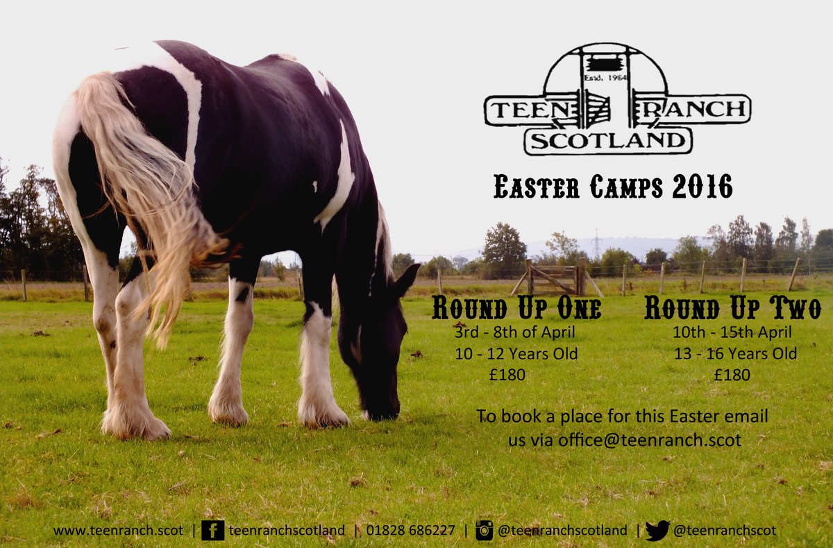 We have two camps running over Easter, contact the office if you would like to book a place! #Dundee #Perthshire