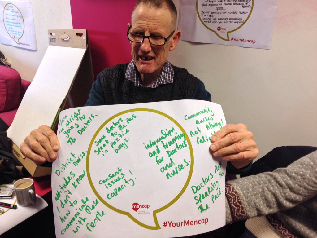 MencapAmandaB's tweet image. Terry Cross with his ideas about health experiences 🤕
