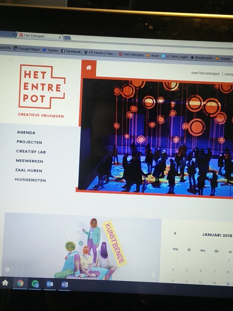 Online! hetentrepot.be in 't nieuw!