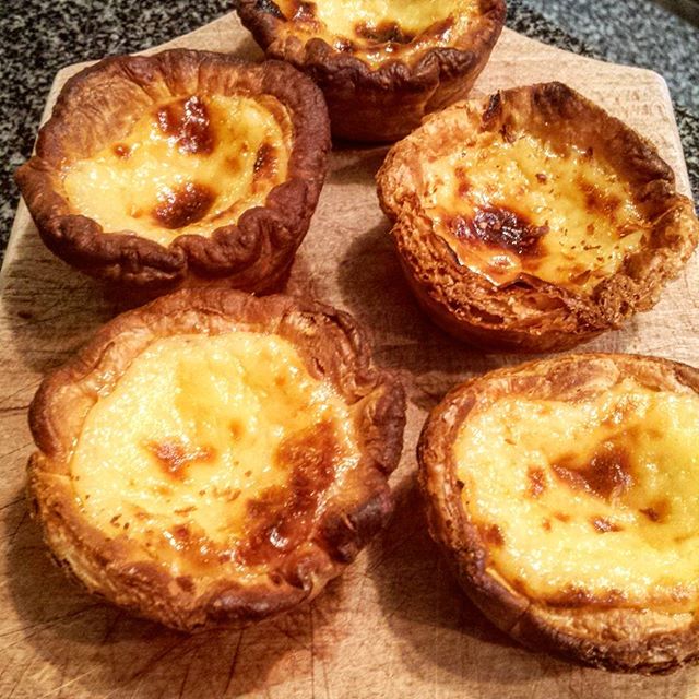 Our orange meringue pies sold out like hot cakes. Literally. 
But we saved some pastel de nata just for you..