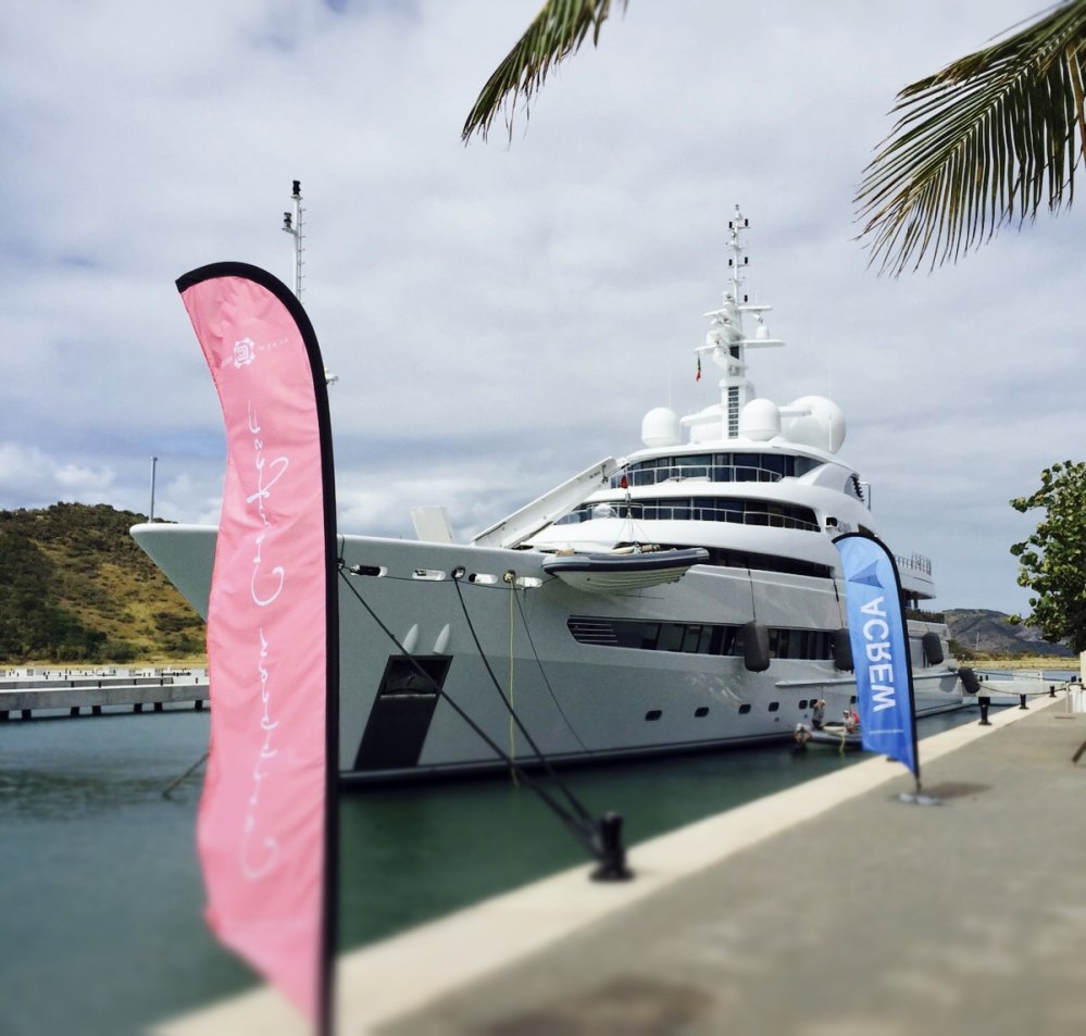 #ChristopheHarbour is the place to be this weekend! #superyachts getting ready for the #CaribbeanCrewFest! #yachting