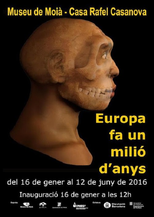L’exposició Europa fa un milió d’anys, ara al Museu de Moià ow.ly/X4YIR (via <a href="/IPHES/">IPHES-CERCA</a>) #Paleontologia