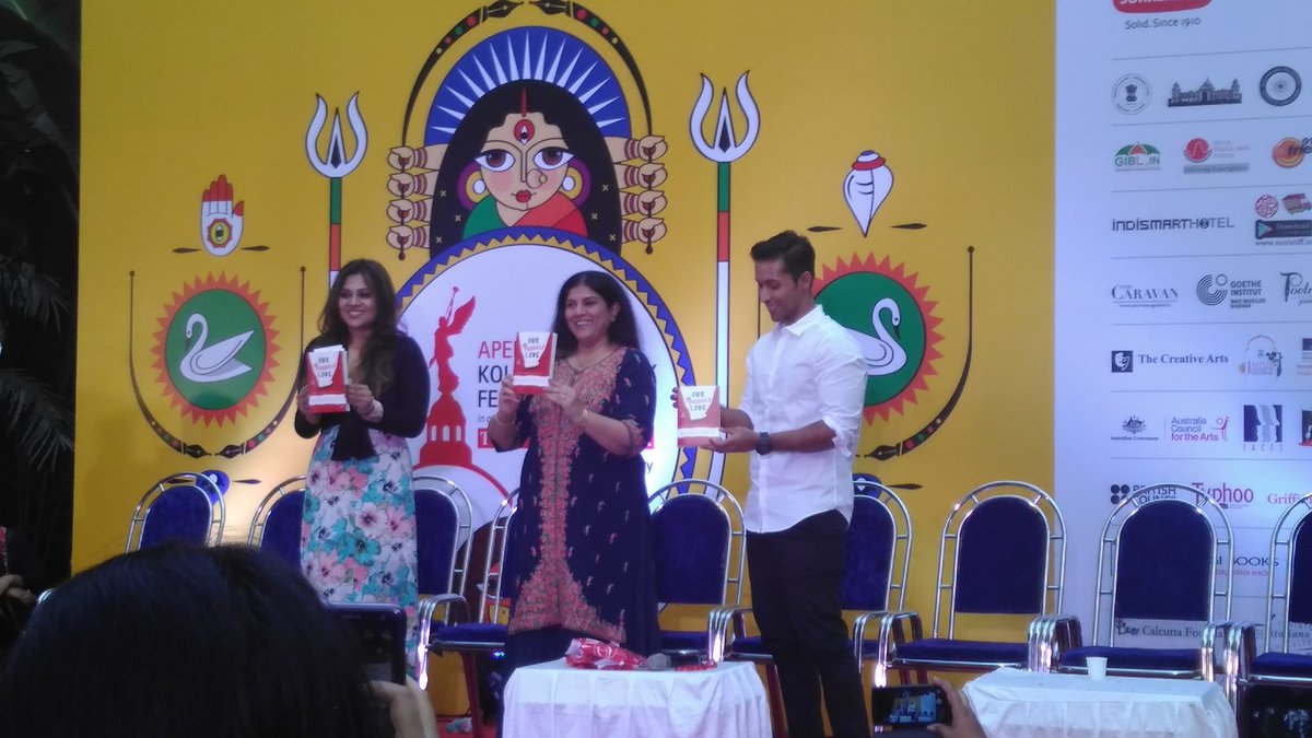 TheAKLF's tweet photo. Book Launch of #OurImpossibleLove by @durjoydatta #AKLF2016 https://t.co/6Ub4crLsMT