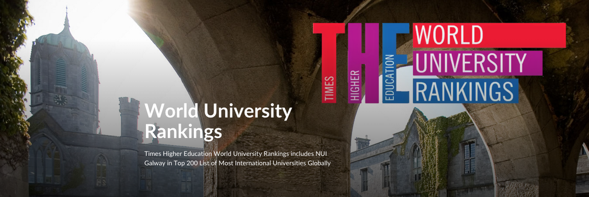 NUI Galway Moves to Top 200 List of <a href="/timeshighered/">Times Higher Education</a> Most International Universities 2016 nuigalway.ie/rankings