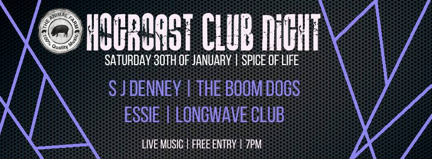 theanimalfarm's tweet image. #HogroastClubNight in @SpiceOfLifeSoho is #Jan30 with @S_J_Denney @TheBoomDogs @LongwaveClub @ESSIEMusic Share&amp;amp;Come
