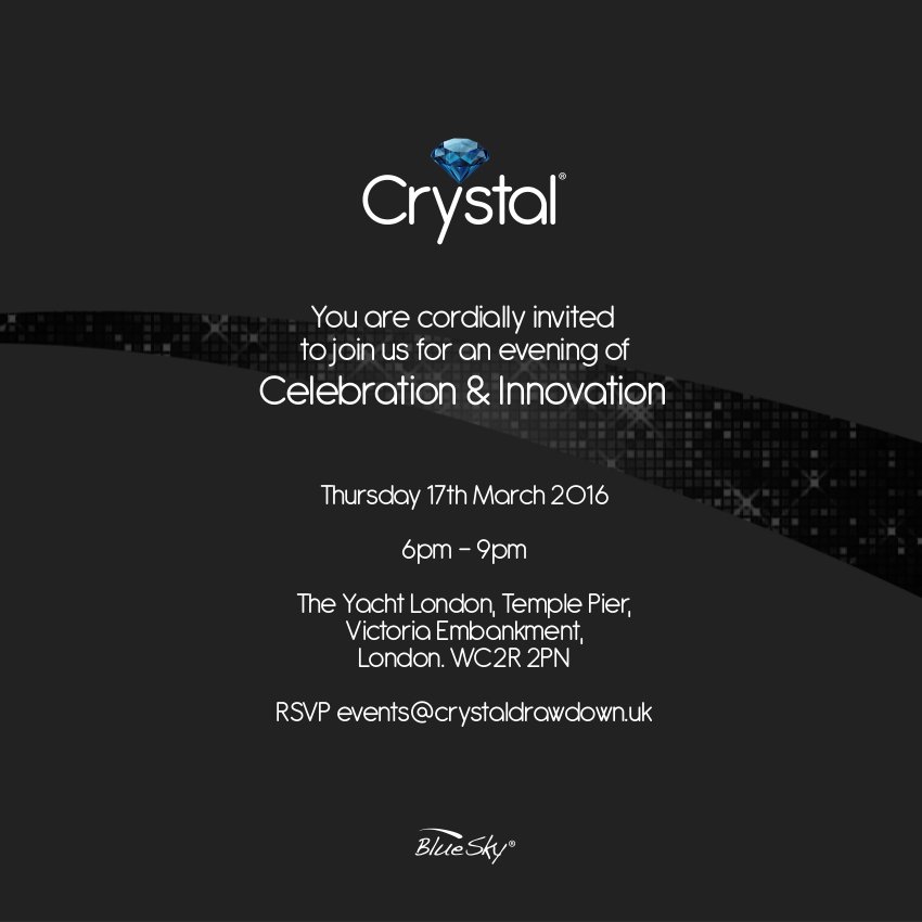 CrystalDrawdown's tweet image. If you would like to join us for an evening of Celebration &amp;amp; Innovation please contact events@crystaldrawdown.uk
