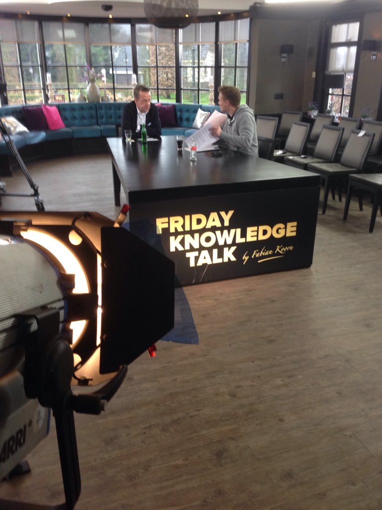 FridayKnowledge's tweet image. Repetities zijn begonnen. @TopParken #talkshow