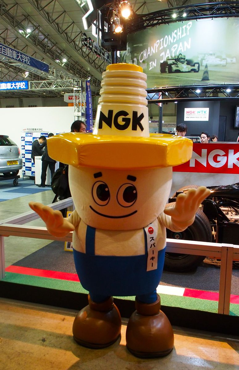 NGK スパークプラグ マスコット スパーキー君
