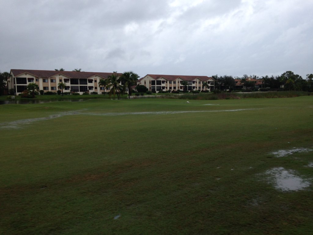 After 3.5" of rain this past weekend, this .3" in 2 hours has no where to go at 3 feet above sea level.
