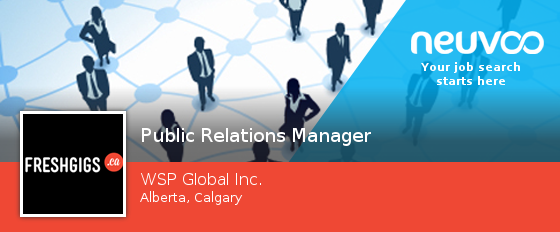 NeuvooGenevaCH's tweet image. WSP Global Inc. is hiring a #Public #Relations Manager, apply now! #Calgary #jobs neuvoo.ca/job.php?id=btg…