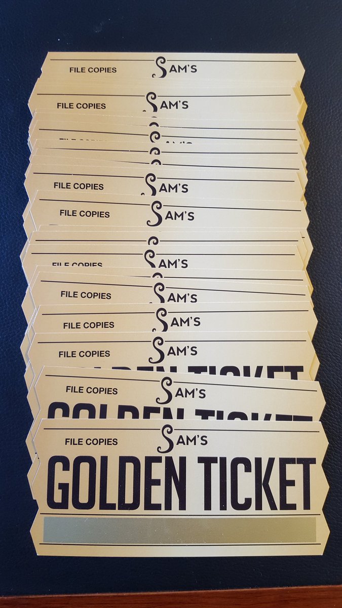 Golden tickets have arrived this is going 2 be the biggest junior grassroots give away ever. Soccerap.com