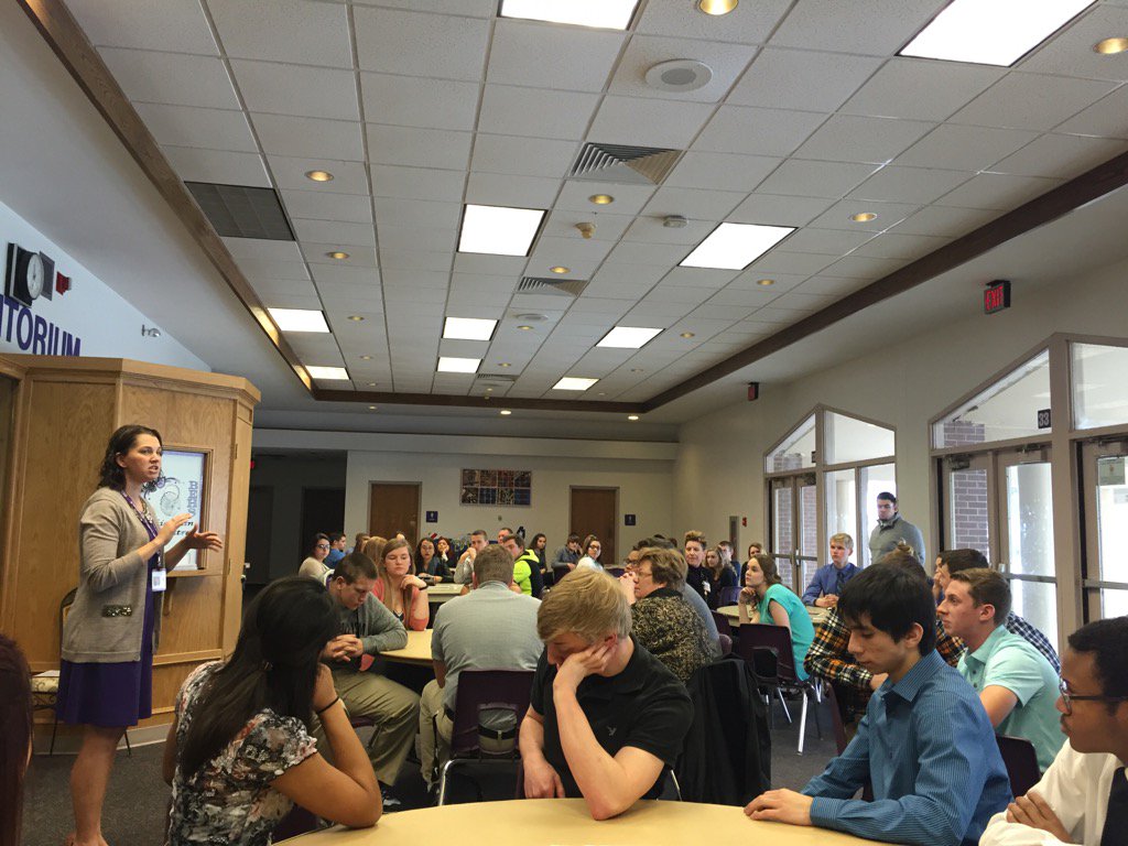B.East Leadership Academy having a great day learning about leadership for life! Thanks to Ms Fjell and Mr Dunn!