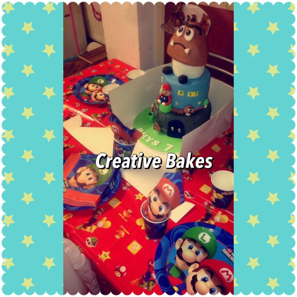 CreativeBakesNI's tweet photo. #supermario #mario #nintendo #goomba #cake #mushroom #birthday #creativeBakes #belfast https://t.co/SryXOme55m