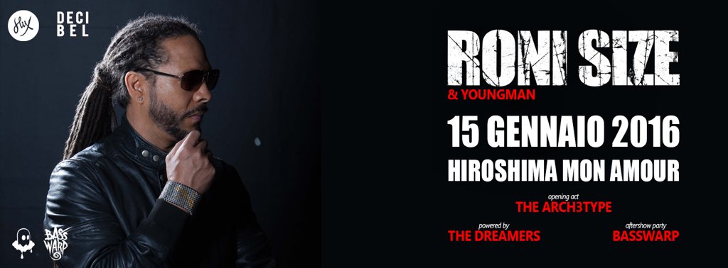 Today IS THE DAY! <a href="/ronisizebristol/">Roni Size</a> #Hiroshimamonamour #Torino <a href="/thedreamersdnb/">The Dreamers</a> <a href="/FluxAgency/">Flux Agency</a>