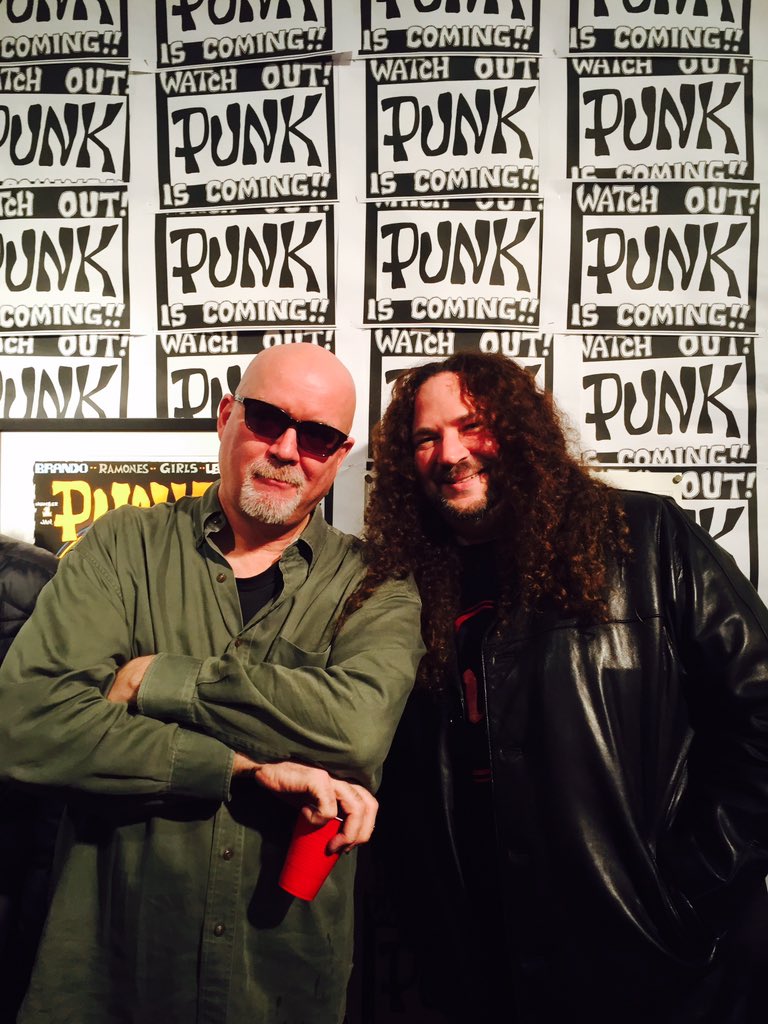 40th anniversary of <a href="/thepunkmagazine/">the PUNK Magazine</a> with John Holmstrom. He did the album cover for our new album #domination 2016