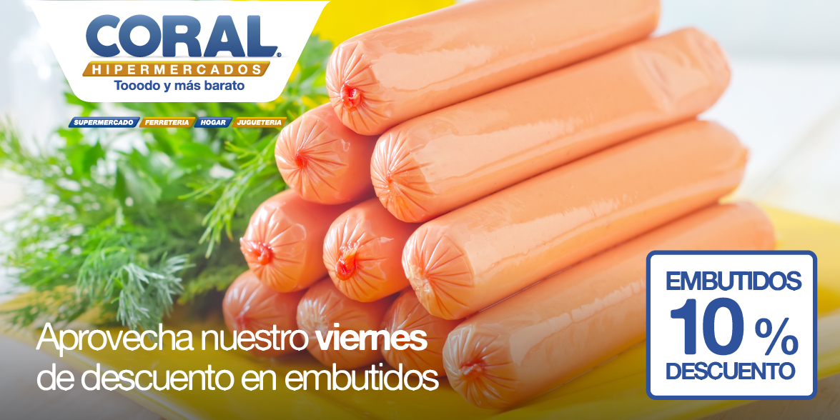 ¿Una parrillada con los amigos o familia este fin de semana? Visitanos y aprovecha nuestro descuento en embutidos.