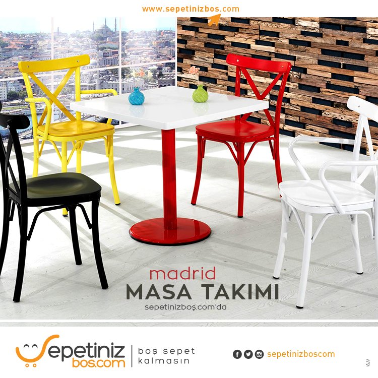 Madrid Masa Takımı. Detaylı bilgi: goo.gl/dS7P7M
#sepetinizboş #onlinealışveriş #masa #mutfakmasatakımı