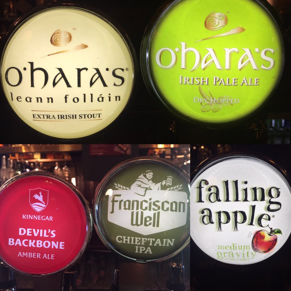 BowesWhiskeyBar's tweet photo. A quick snapshot of our craft beers pouring this weekend! #afterworkpints #FridayFeeling https://t.co/WpI0vROiFl