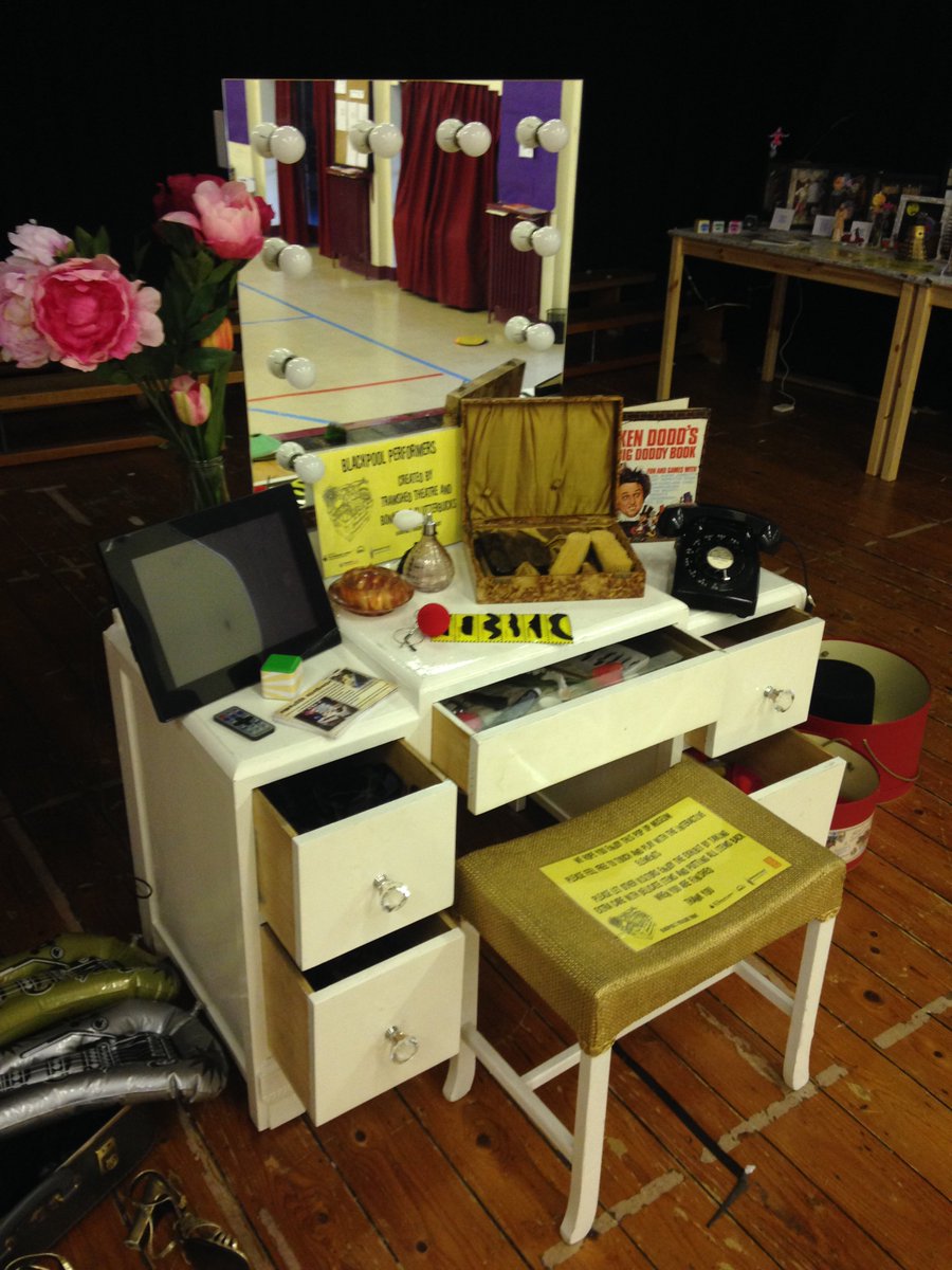 BPL_Treasures's tweet image. Three of our pop-up museums are currently at Stanley School, fitting in very well on the stage in the school hall!