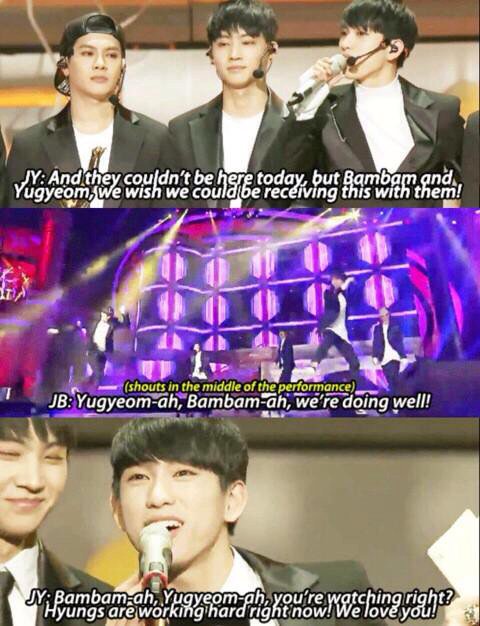 a group whose brotherhood you don't have to question :) ♡ #2YearsWithGOT7