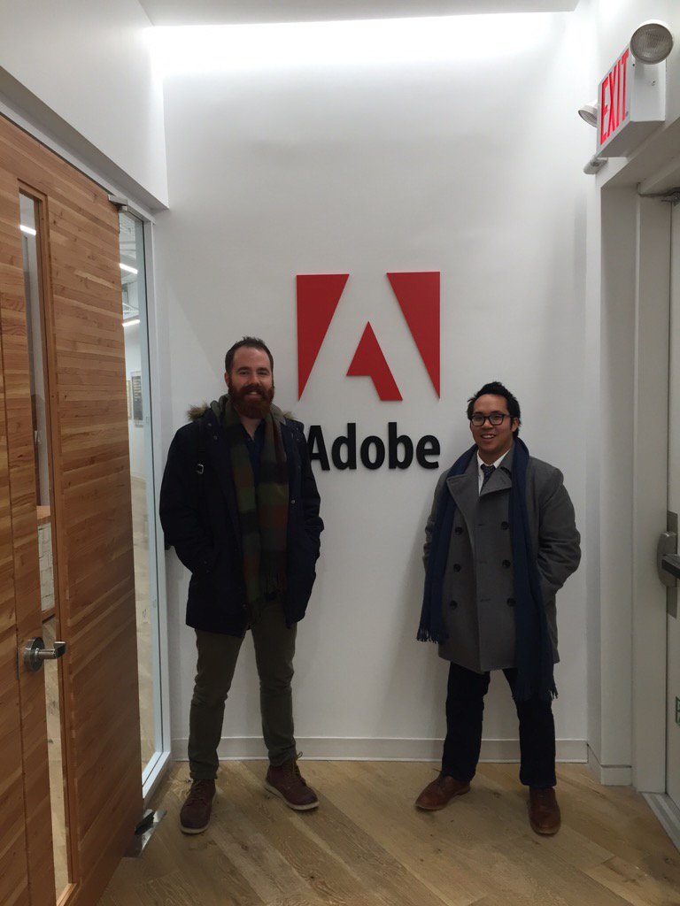 hatchitco's tweet photo. Yesterday, we spent time with @Adobe and @carrotcreative, and it was swell. Thanks for having us! https://t.co/mc5VA9f7v9