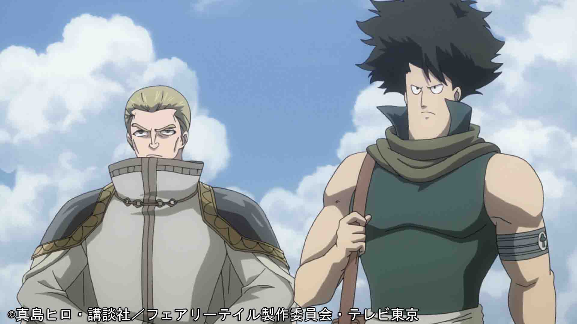 Tvアニメ Fairy Tail 公式 בטוויטר こちらはユーリの仲間 プレヒト ゲイボルグとウォーロッド シーケン メイビスと出会い 妖精の尻尾 フェアリーテイル を創設していく人達です 二人とも 原作 アニメですでに登場しているキャラですよ フェアリー