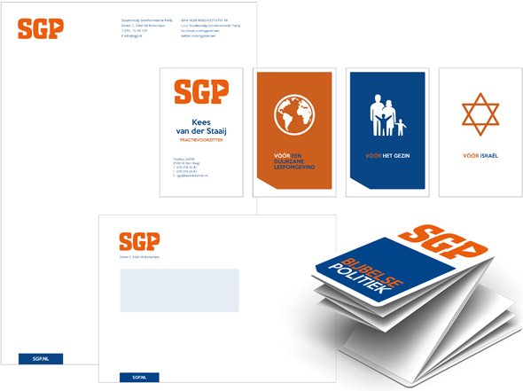 De SGP heeft een nieuwe huisstijl, waaronder een nieuw logo. Kijk voor meer info op bit.ly/1RKFpg1
