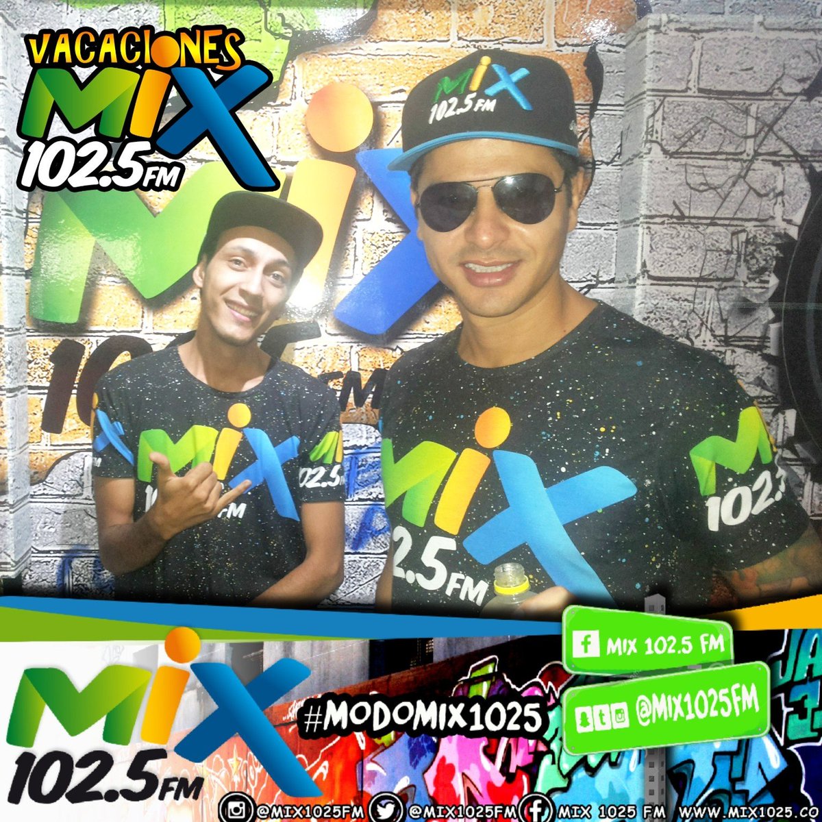 mix1015fmcali's tweet photo. Hoy entregamos otro #DolarMix y @DjFlavioRamirez con @GatoMarin te están inscribiendo ¡Llama ya! 330 1025 https://t.co/d5tHfiAqD7