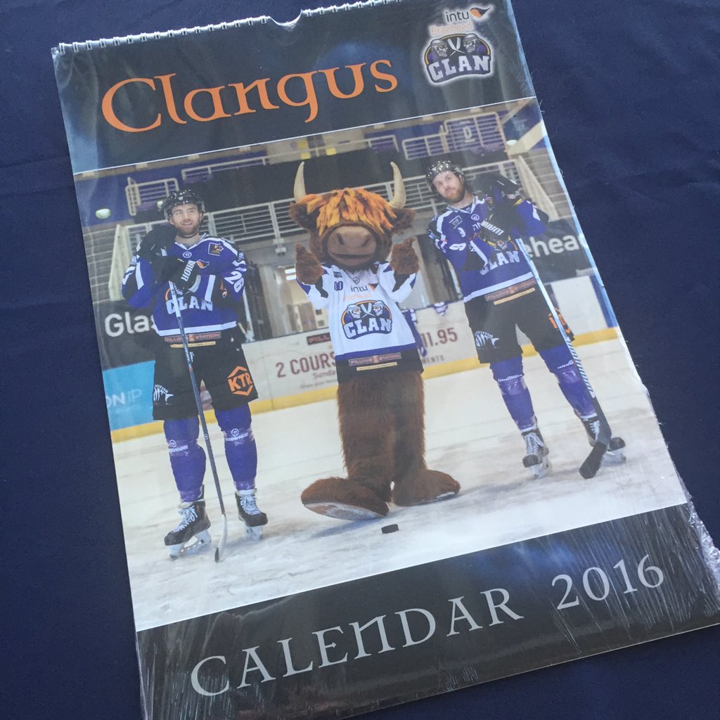 ClanIHC's tweet photo. MERCHANDISE: 2016 Clangus Calendar now only £6! Get yours TONIGHT at the merchandise stall in the foyer. https://t.co/oZHRQ8s1o5