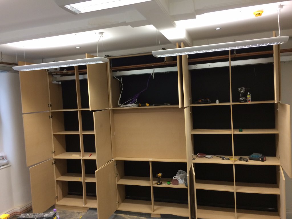 pltjoinery's tweet photo. Another week another job done, media/storage wall https://t.co/S6s4jwCvK7