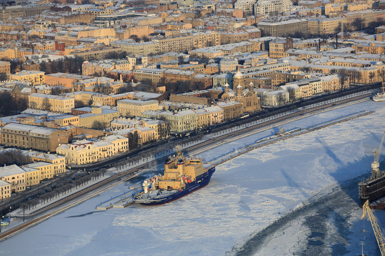 Зимний Васильевский остров