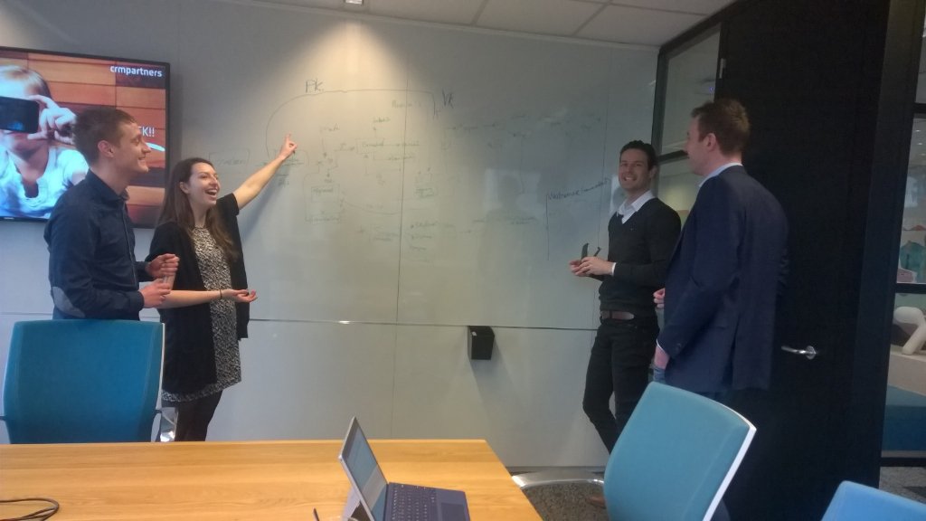 CRMPartnersYTP's tweet photo. Met als resultaat een geslaagde,  gezellige en informatieve sessie! @crmpartnersnl #trainee #starters 2/2 https://t.co/EwVy13ndyd
