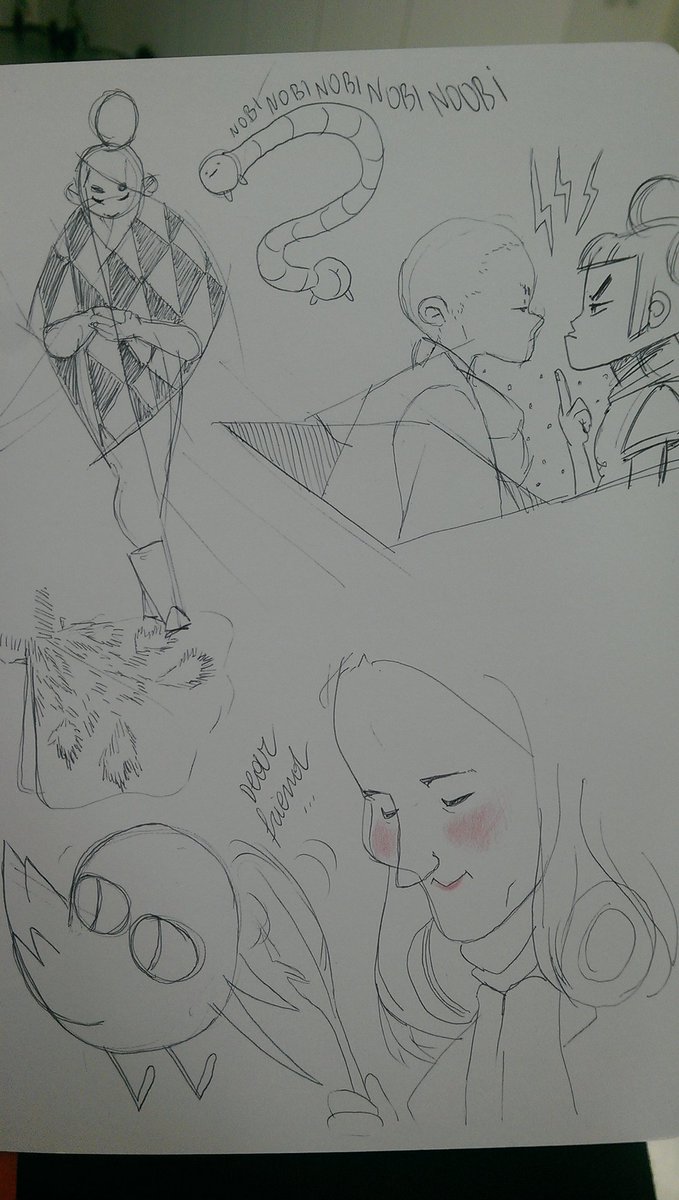 Drinking and drawing with friends 