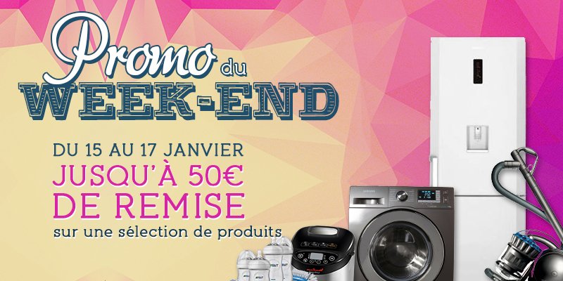 imenager's tweet photo. Promo du weekend à ne pas rater !!! 50€ offert sur une sélection de produits ! Par ici >> https://t.co/WyKrUrsGF9 https://t.co/lRVpno0QaA