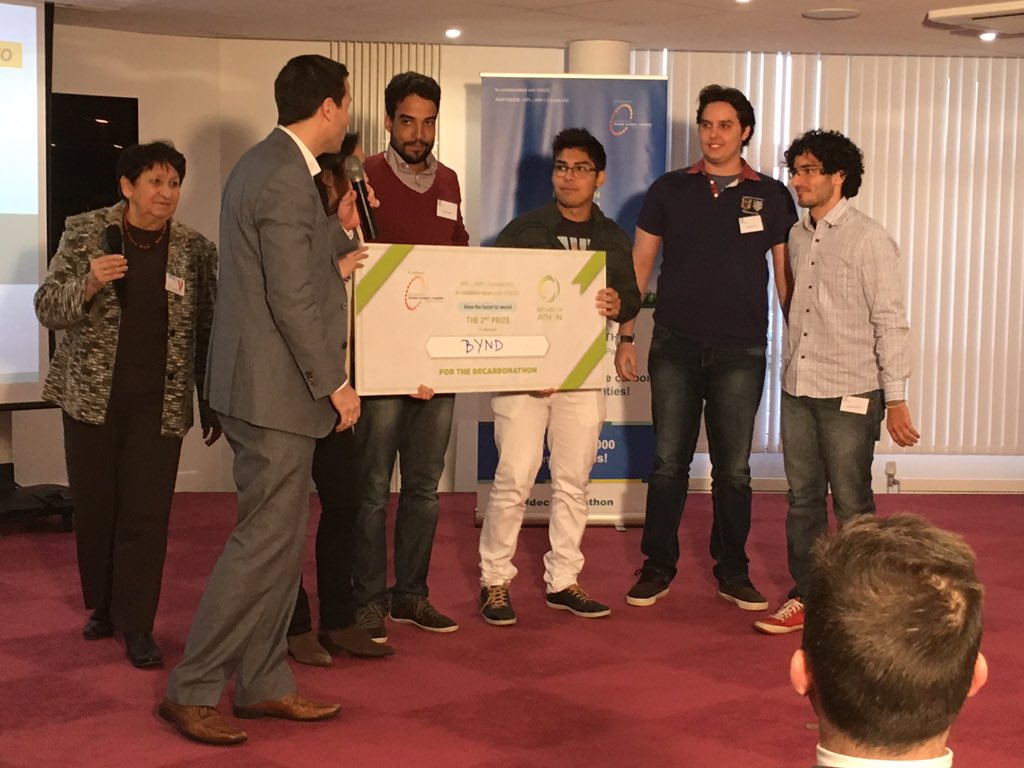 decarbonathon's tweet photo. Congrats to mutum, TEBS, Bynd and mobiliteam! @decarbonathon https://t.co/jAghvDKJnF