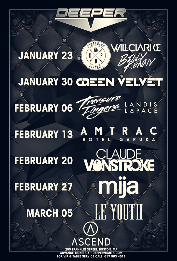 Wantickets's tweet photo. .@vonstroke hits the stage @AscendNightclub Feb. 20 👊 

https://t.co/ZFpA69oOqT https://t.co/Qmy1SYZ57Q