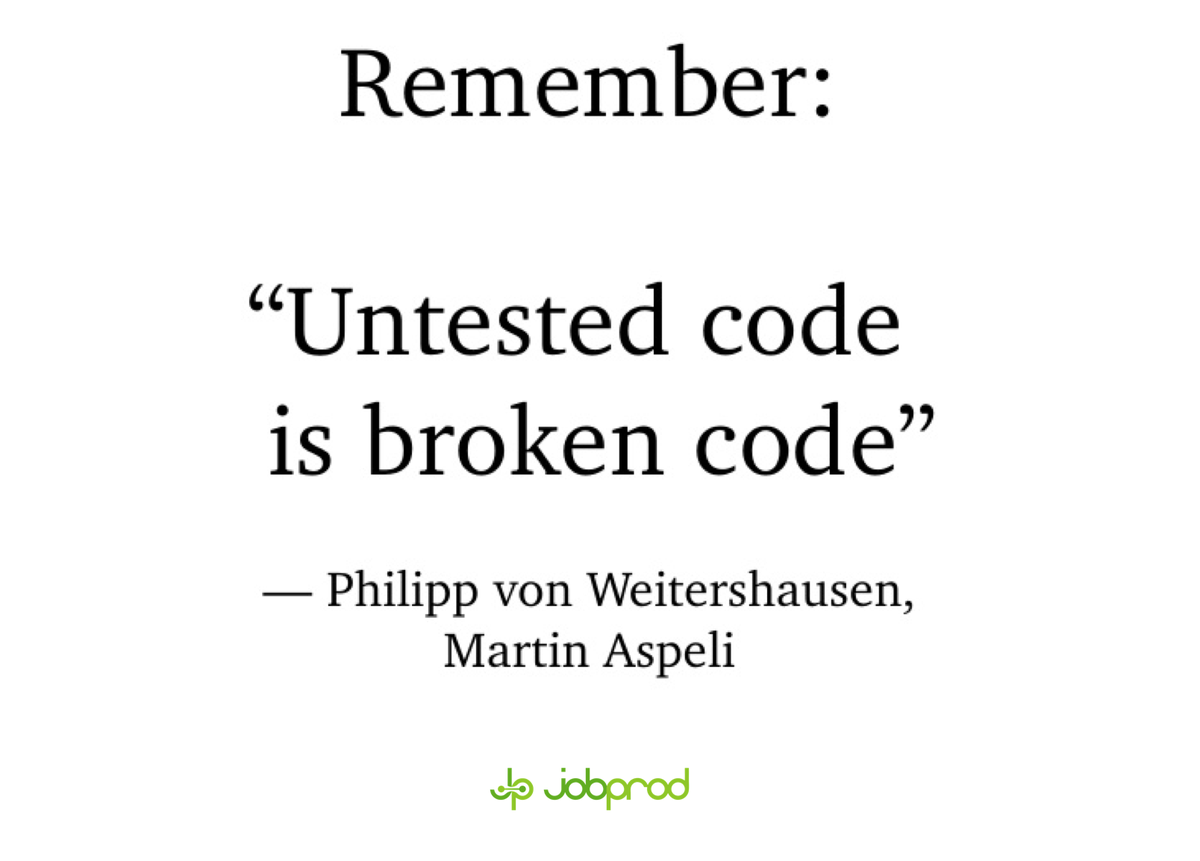ViedeSSII's tweet image. Le point sur les tests automatisés via @JobProdDev - bit.ly/1SS2Vqy #Développeur #TDD #IntégrationContinue