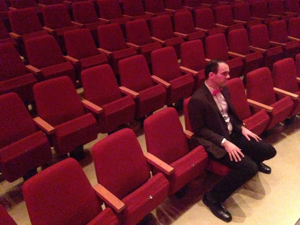 Alex blending into the landscape at our recording session w/ <a href="/H_P_O/">Hamilton Philharmonic Orchestra</a> #MadeInHamilton