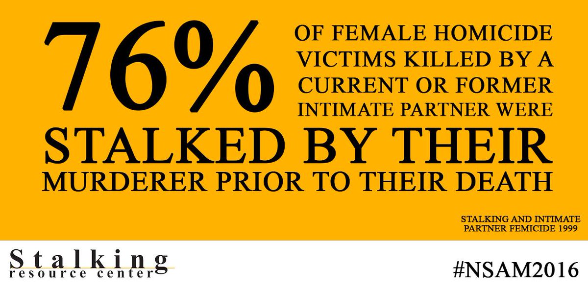 Stalking Awareness (stalkingiscrime) Twitter