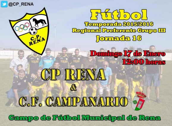 CFCAMPANARIO's tweet photo. Previa 16ª Jornada de Liga (@CP_RENA - @CFCAMPANARIO):
https://t.co/MrGFysw39L https://t.co/1otz6YKKyt