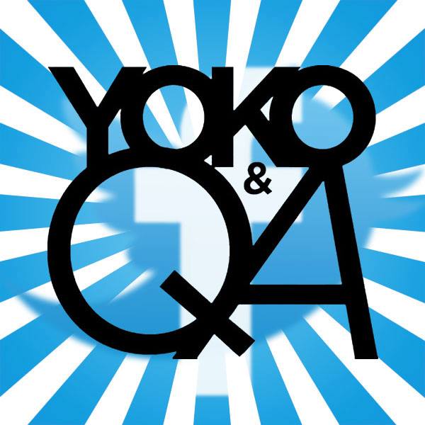 Friday is Q&amp;A day!
Ask me a question, tag it #yokoQandA &amp; I'll post answers at imaginepeace.com/archives/12671
love, yoko