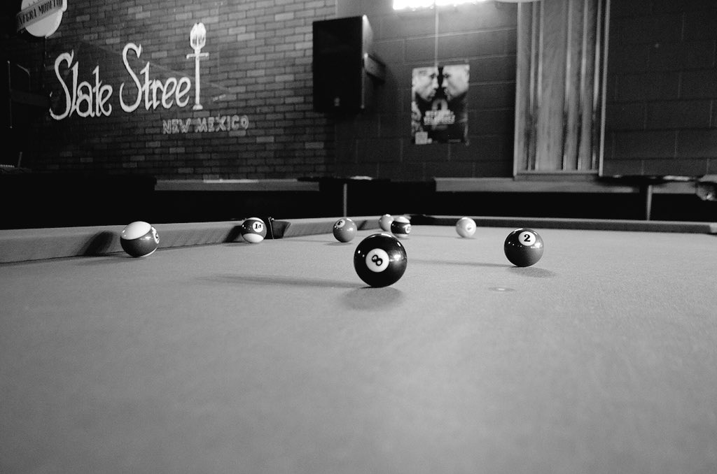 SlateStreetNM's tweet photo. Take a break #Albuquerque and #RioRancho, come shoot some #pool! https://t.co/YskyRZsPTr