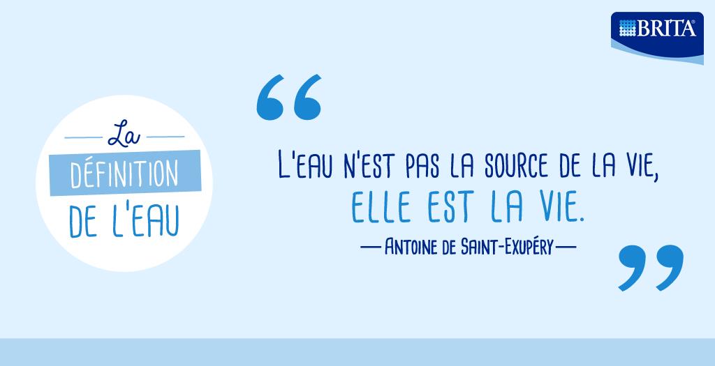 L'eau c'est la vie: alors s'hydrate un max 💧 En +, avec l'#eaufiltrée BRITA &amp; son goût agréable, c'est 100% plaisir!