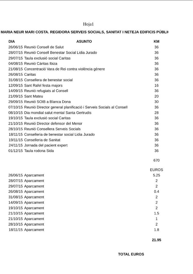 @PepeSala2015 @aaronpanta <a href="/MarianoPlanells/">Mariano Planells</a> 2/2 Ahora cobran kilometraje hasta por ir a misa y banquetes