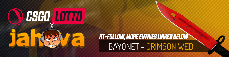 YellingMadman's tweet image. Partnering with @CSGOLotto to give you guys a SICK knife! RT &amp;amp; follow both of us to enter! bit.ly/HovaCrimson