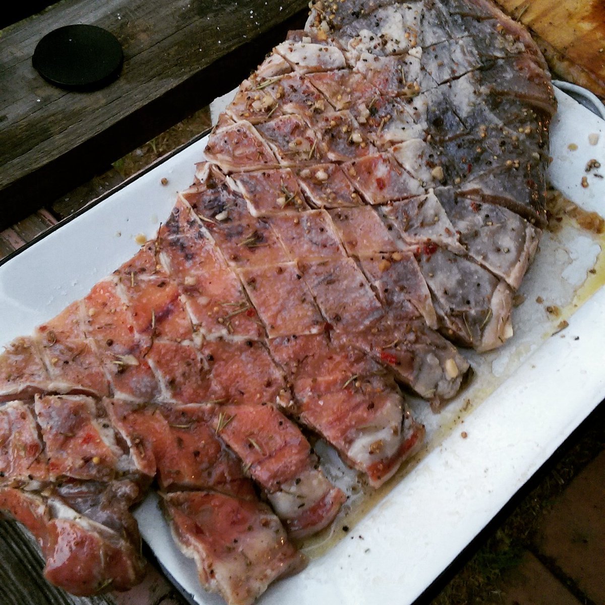 _realmencancook's tweet photo. Beautiful greek lamb rib from @boerandbutcher. Always a winner on the braai! https://t.co/zLlMKcaVR9