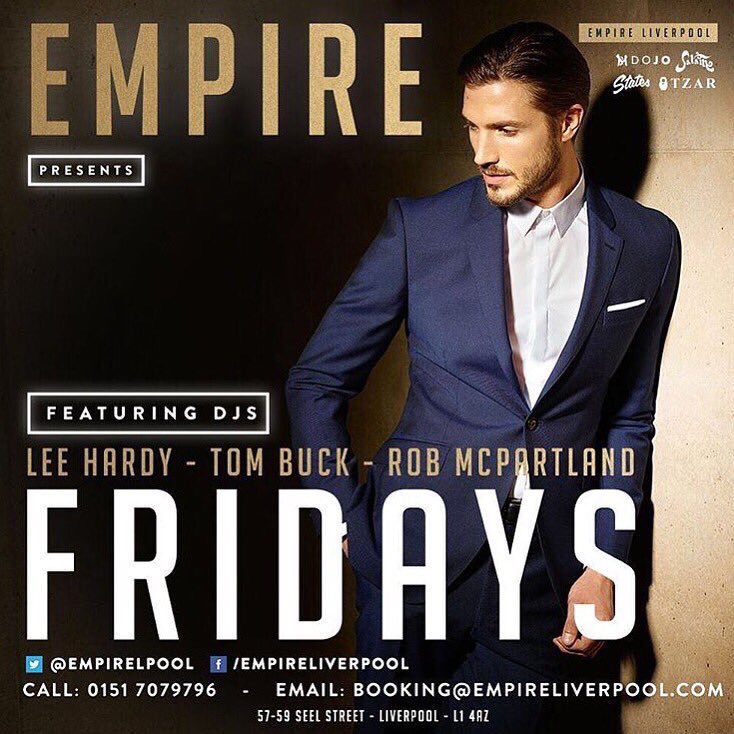 empirelpool's tweet image. Tonight for #empirefridays 💃💃

Grande - @JDalyDJ for @MaisonEvents 🎉

States - @tombuck01 🍻

Dojo - @LeeHardy 🍾

💋💋💋